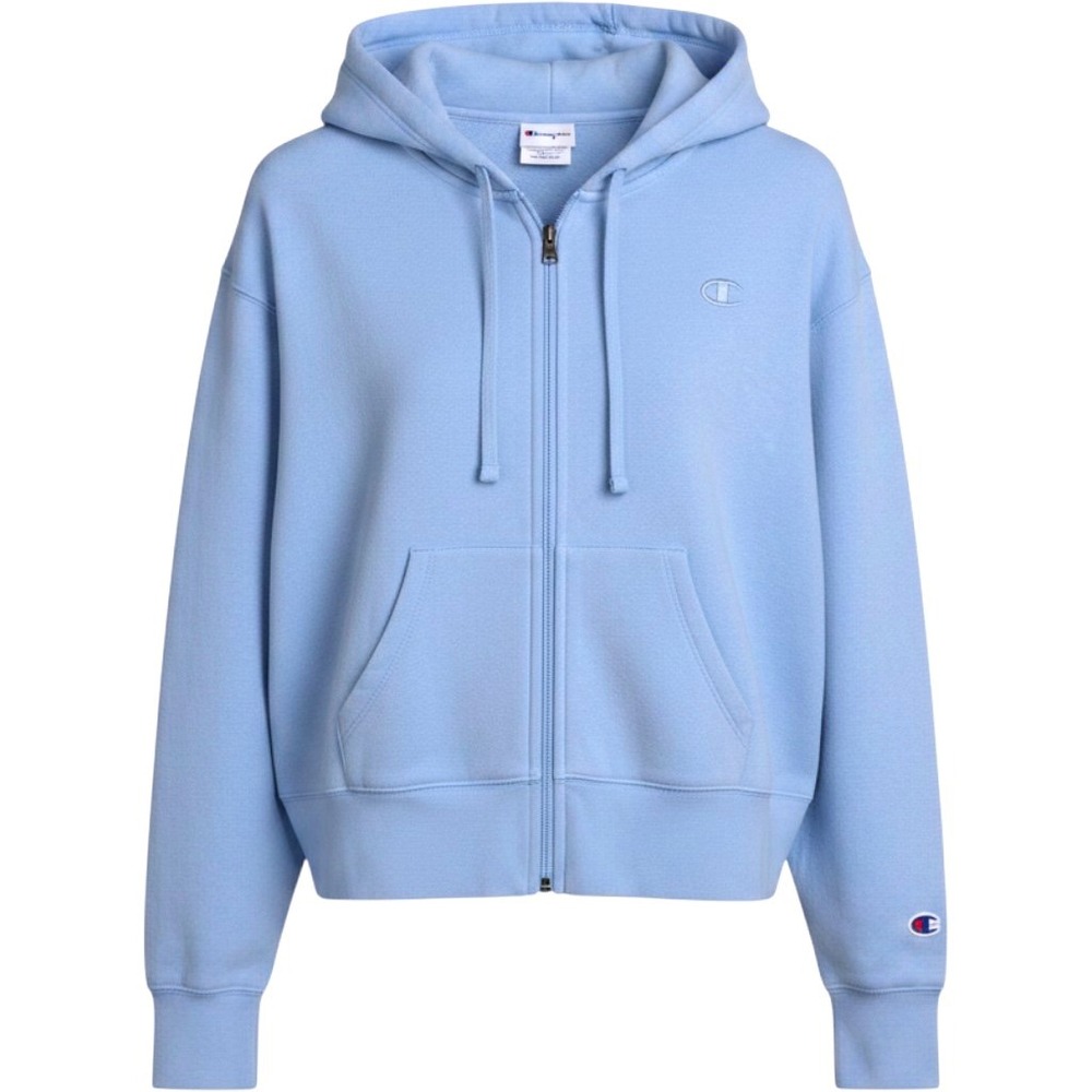 Champion Fleece Full Zip Hoodie Light Blue Women's Sportswear Longsleeve
Med NWT